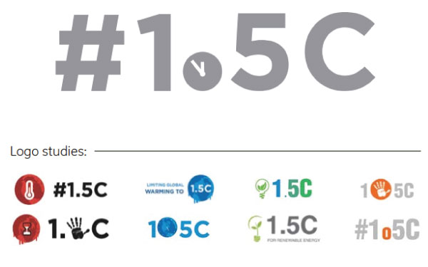 UNDP climate change campaign logos