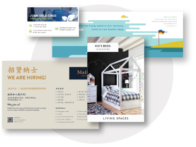 Marketing collateral design