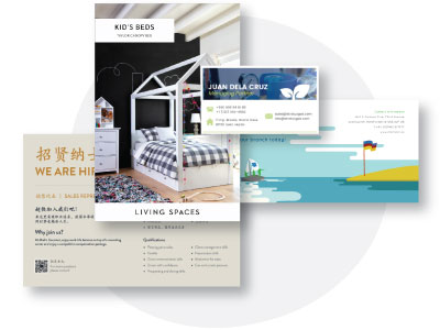 Marketing collateral design
