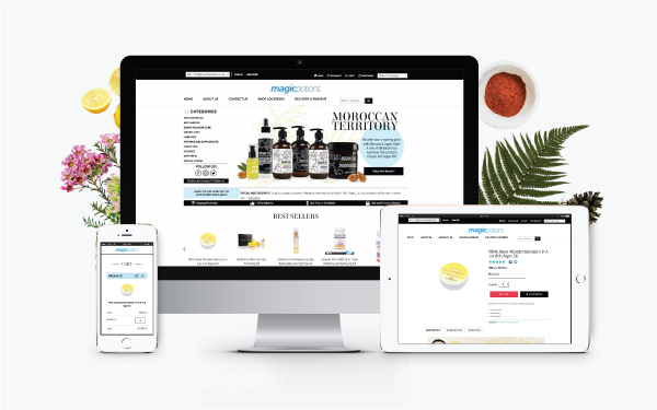 Magic Potions ecommerce site